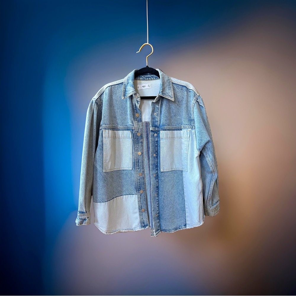 Mango Oversized Denim Shirt/Jacket